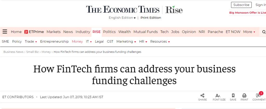 How FinTech firms can address your business funding challenges