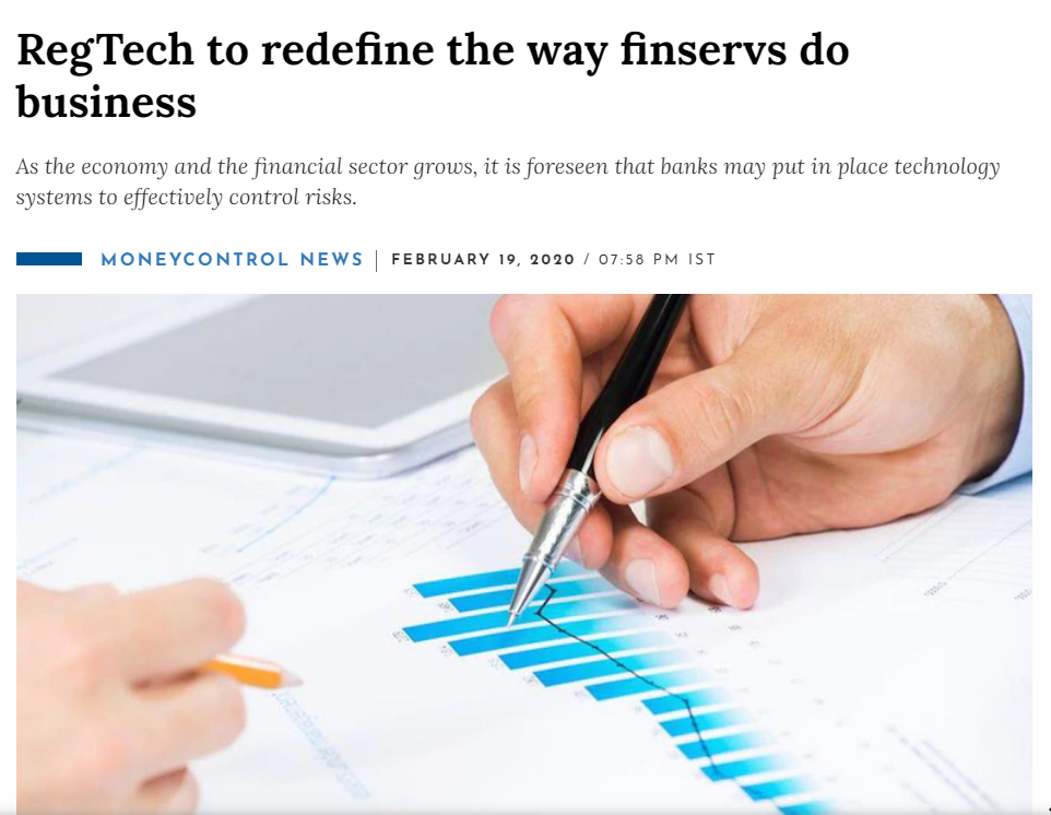 RegTech to redefine the way finservs do business