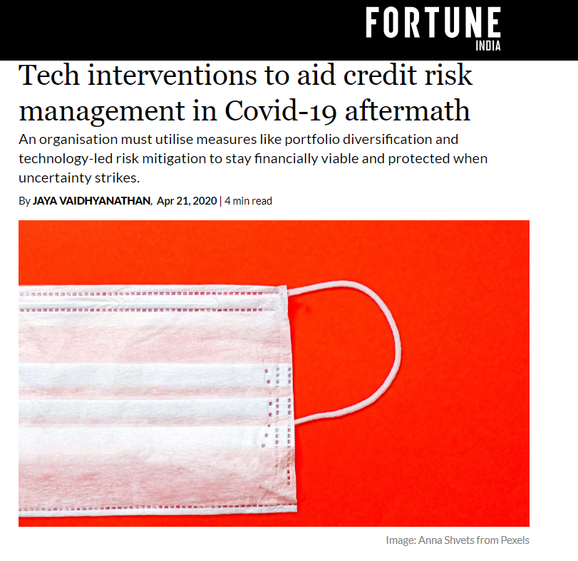 Tech interventions to aid credit risk management in Covid-19 aftermath