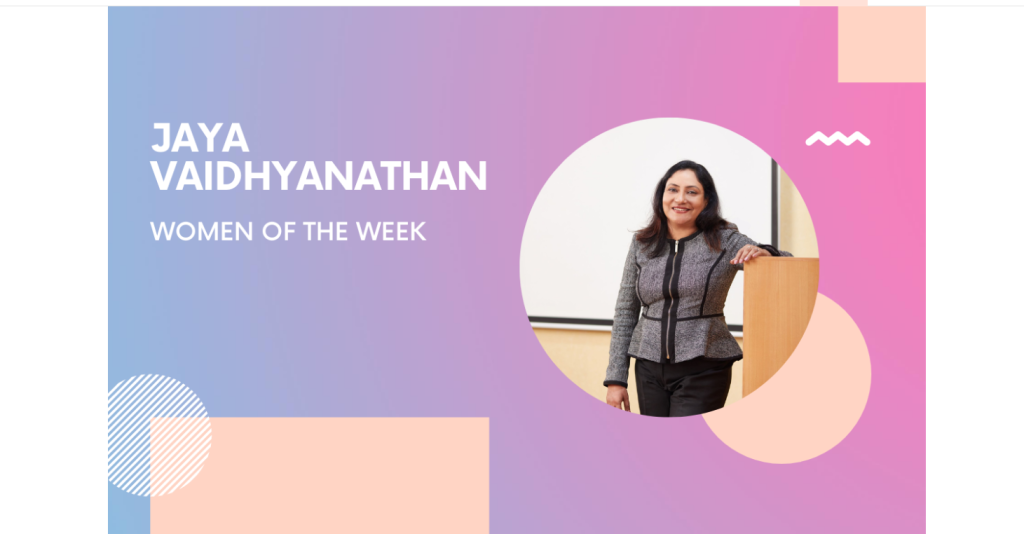 Women of the Week an interview with Jaya Vaidhyanathan, CEO of BCT Digital